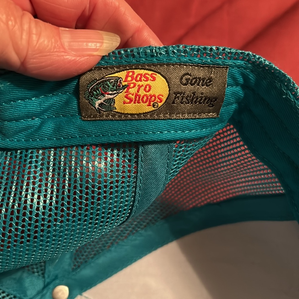 Bass Pro Shops Blue SnapBack Fish Cap. - Picture 2 of 4